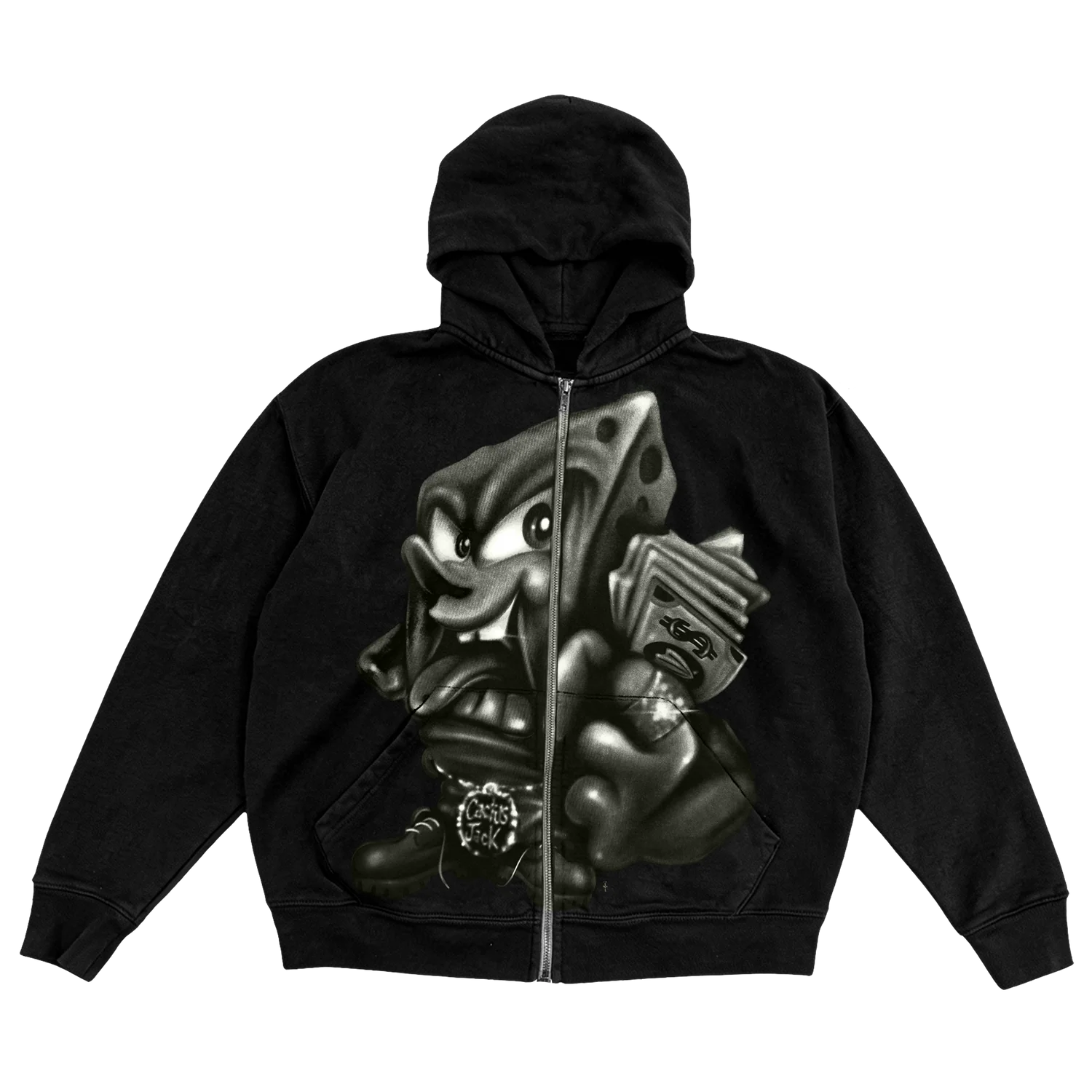 Cactus Jack SpongeBob apparel details