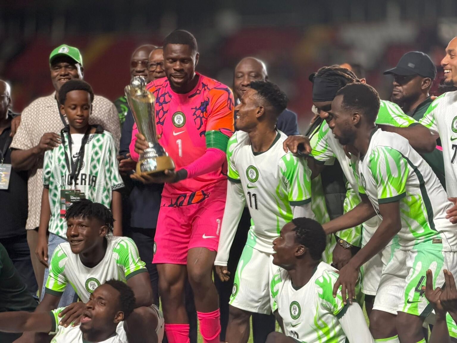 Super Eagles Unity Cup title