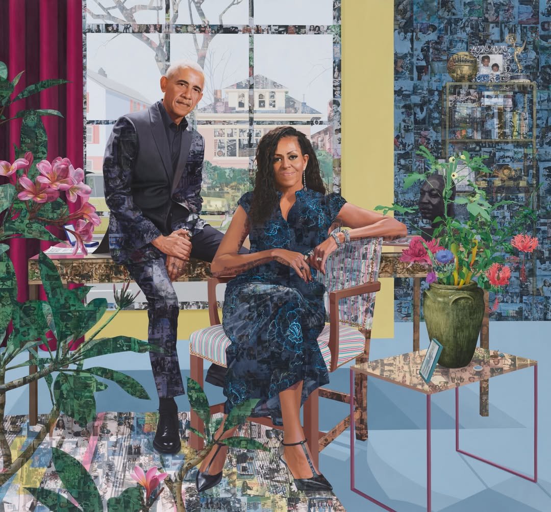 Obamas First Joint Portrait