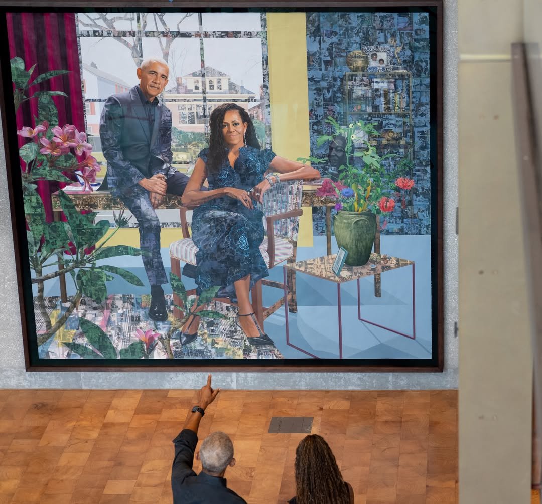Obamas First Joint Portrait