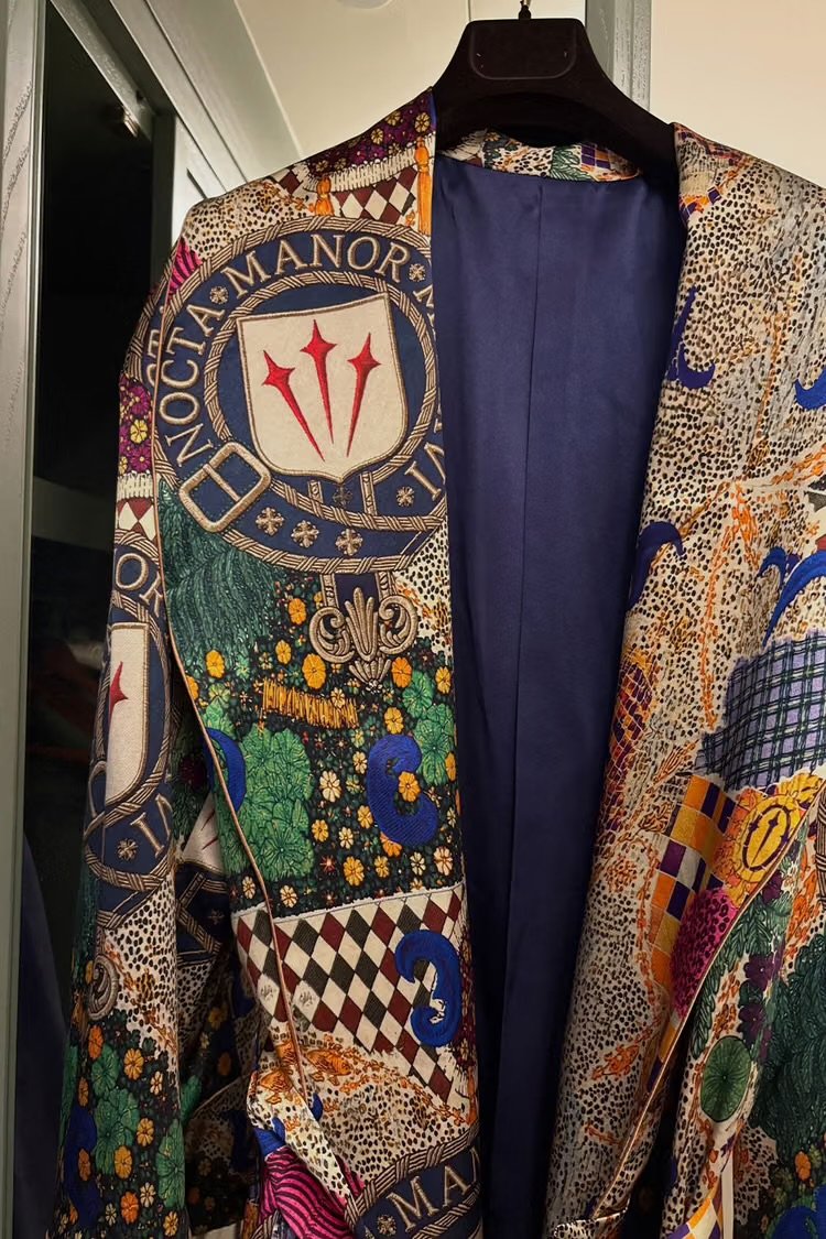 Domenico Formichetti NOCTA Manor silk robe