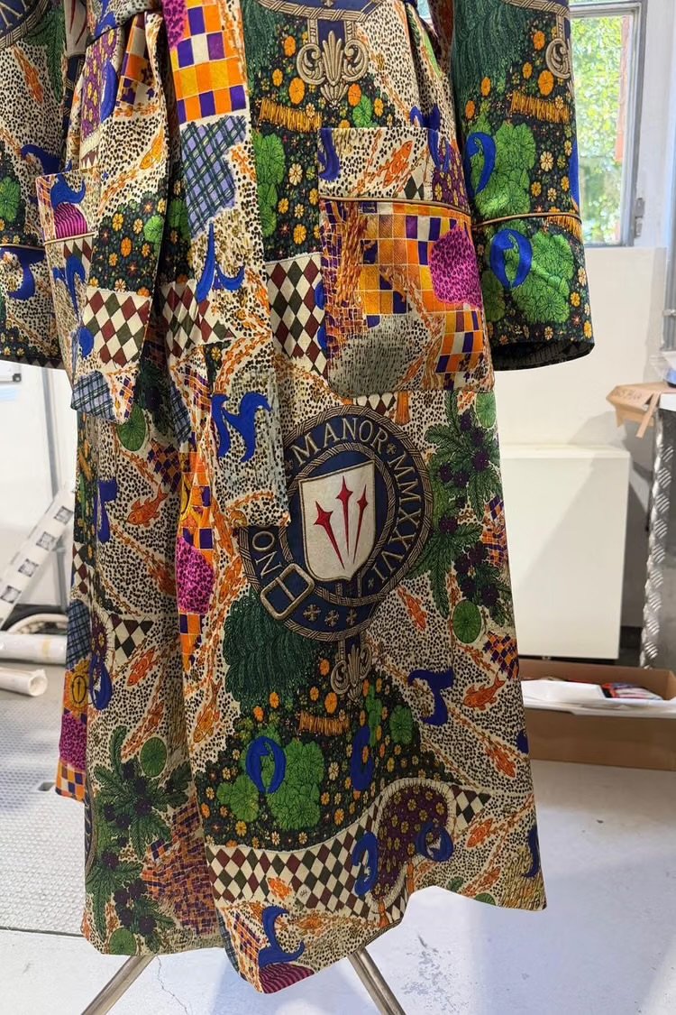Domenico Formichetti NOCTA Manor silk robe