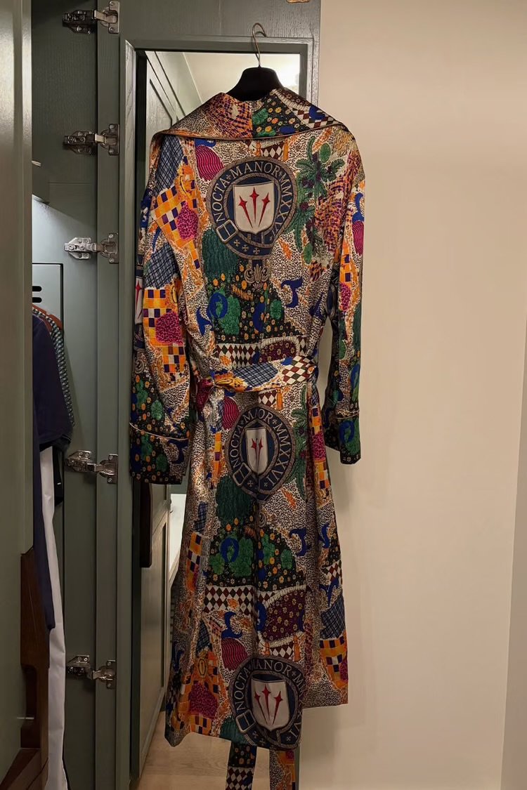 Domenico Formichetti NOCTA Manor silk robe